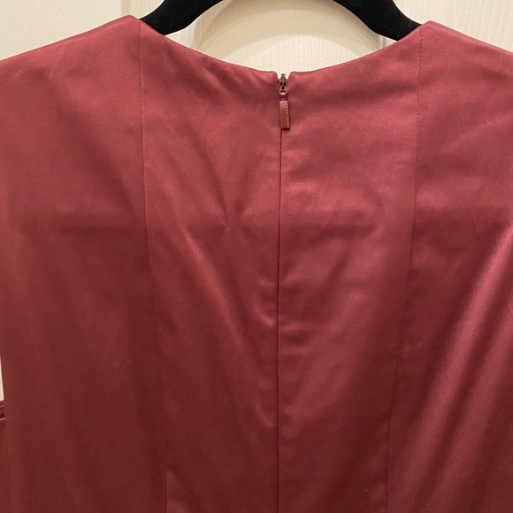 BOSS burgundy dress size 4 Dumine - Picture 8 of 8